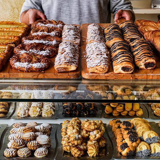 Fresh pastries